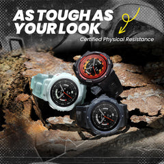 A Photo Of Amazfit Active Edge Mint Green - Rugged Smart Watch