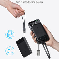 A Photo Of Anker A1257H11 10,000mAh Power Bank – 22.5W Fast Charging Portable Charger (Black)