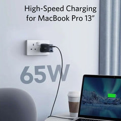 A Photo Of Anker Charger 735 Powerport 65W USB C Charger - A2667K14