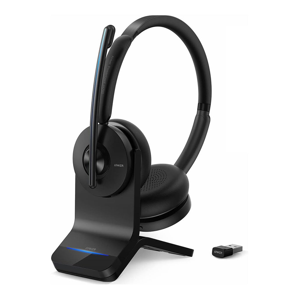A Photo Of Anker PowerConf H700 AI-Powered Wireless Bluetooth Headset