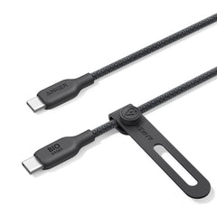 A Photo Of Anker 544 Bio-Based USB-C to USB-C Cable (3ft) - Durable, Eco-Friendly, 100W Power Output, Black