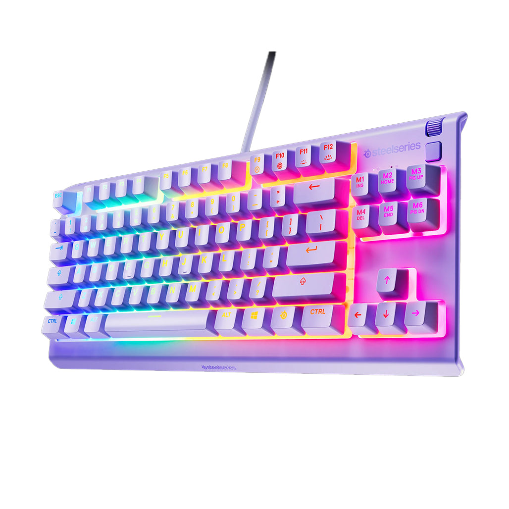 A Photo Of SteelSeries Apex 3 TKL - Quiet Tenkeyless 80% Wired Gaming Keyboard with RGB Lighting