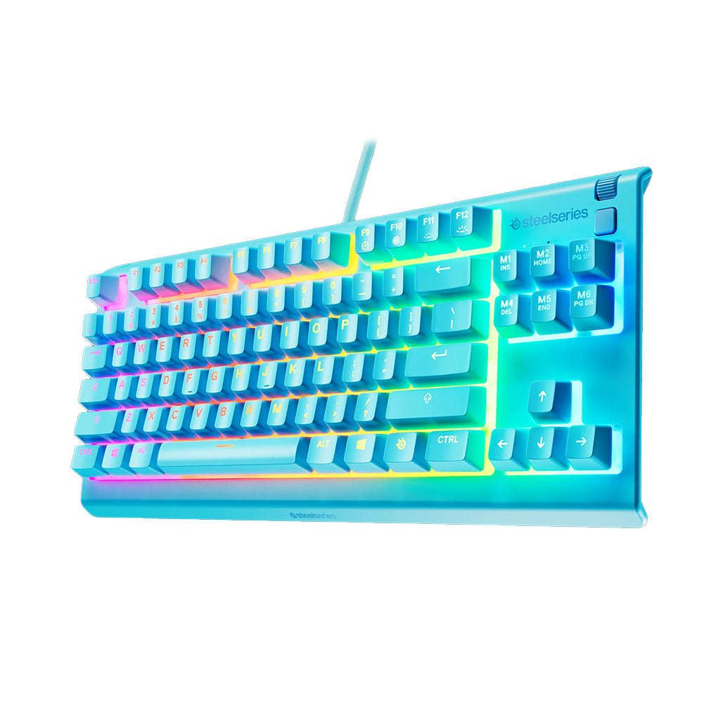 A Photo Of SteelSeries Apex 3 TKL - Quiet Tenkeyless 80% Wired Gaming Keyboard with RGB Lighting