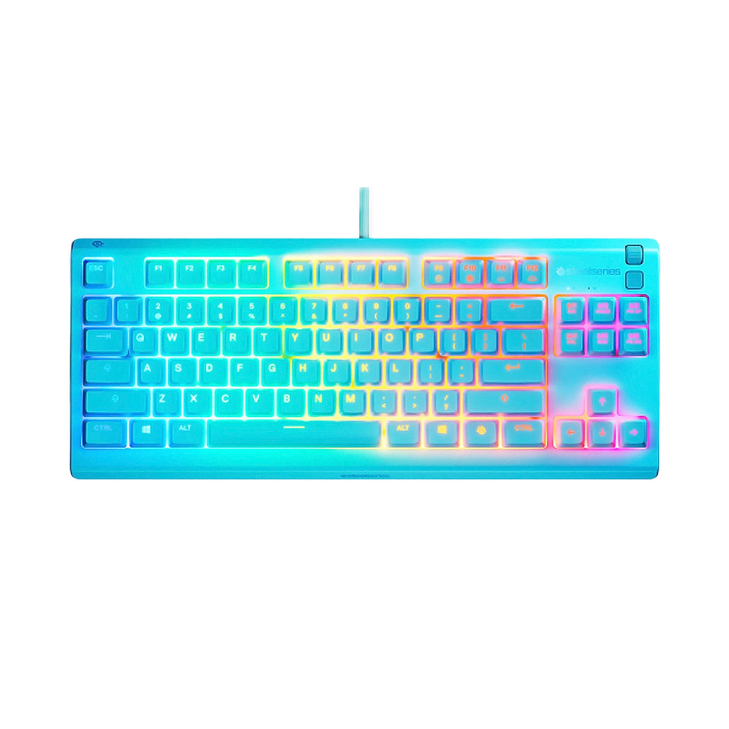 A Photo Of SteelSeries Apex 3 TKL - Quiet Tenkeyless 80% Wired Gaming Keyboard with RGB Lighting
