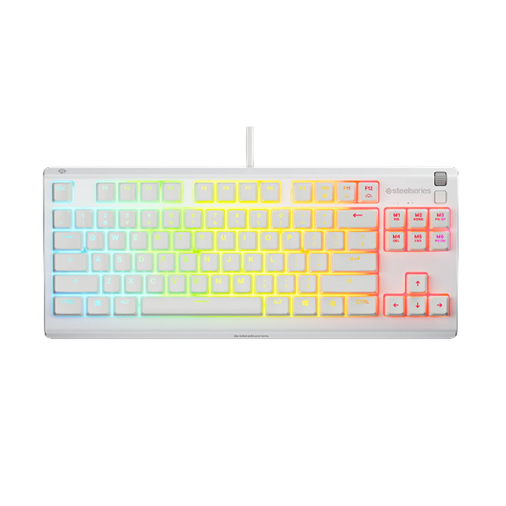 A Photo Of SteelSeries Apex 3 TKL - Quiet Tenkeyless 80% Wired Gaming Keyboard with RGB Lighting