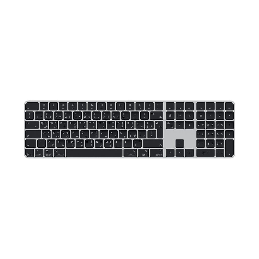 A Photo Of Apple Magic Keyboard with Touch ID and Numeric Keypad – Arabic Layout