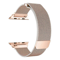 A Photo Of Stainless Steel Apple Watch Bands – 42mm, 44mm, 45mm, 49mm – Adjustable Metal Strap