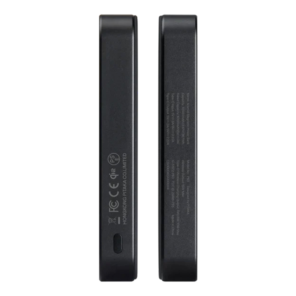 A Photo Of Pitaka Aramid Fiber Magnetic Power Bank - 10000mAh