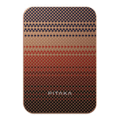 A Photo Of Pitaka Aramid Fiber Magnetic Power Bank – 5000mAh Slim Qi2 Fast Wireless Charger with Magnetic Attachment