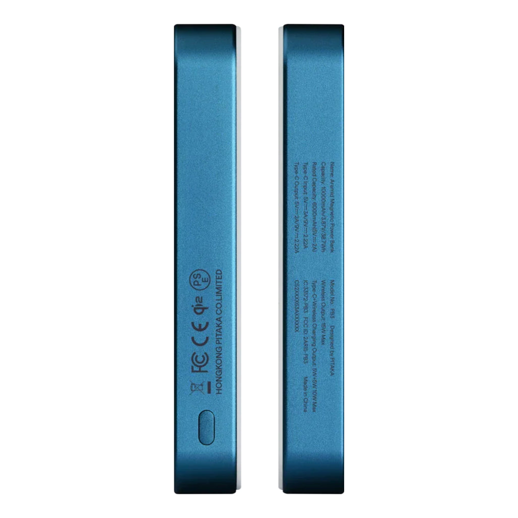 A Photo Of Pitaka Aramid Fiber Magnetic Power Bank - 10000mAh