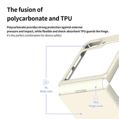 A Photo Of Araree Aero Flex M Case for Samsung Galaxy Z Flip 6 – MagSafe Compatible, Slim Hybrid Protection with Hinge Cover