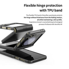 A Photo Of Araree Aero Flex M Case for Samsung Galaxy Z Flip 6 – MagSafe Compatible, Slim Hybrid Protection with Hinge Cover