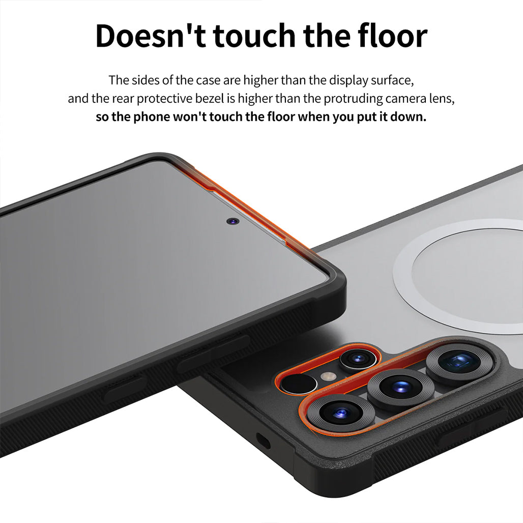 A Photo Of Araree Duple M Armor S25 Ultra Magnetic Phone Case – Shockproof, Anti-Slip, Wireless Charging Compatible