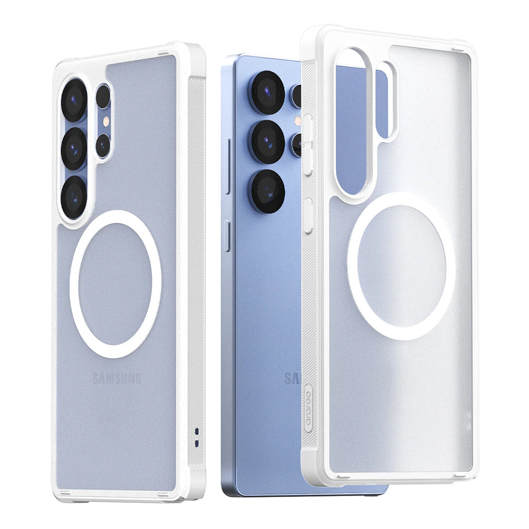 A Photo Of Araree Duple M Armor S25 Ultra Magnetic Phone Case – Shockproof, Anti-Slip, Wireless Charging Compatible
