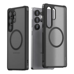 A Photo Of Araree Duple M Armor S25 Ultra Magnetic Phone Case – Shockproof, Anti-Slip, Wireless Charging Compatible