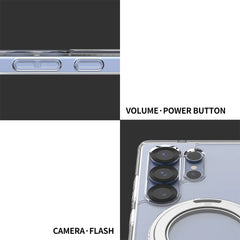 A Photo Of Araree Duple M Stand Case for Samsung Galaxy S25 Ultra – Clear Protection with Magnetic Charging & 360° Kickstand
