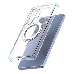 A Photo Of Araree Duple M Stand Case for Samsung Galaxy S25 Ultra – Clear Protection with Magnetic Charging & 360° Kickstand