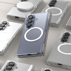 A Photo Of Araree Nukin 360M Qi2 MagSafe Full Case for Samsung Galaxy Z Fold 7 – Clear