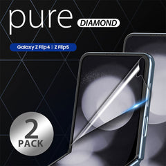 A Photo Of Araree Pure Diamond Screen Protector Film for Galaxy Z Flip 4 & 5 (2 pack)