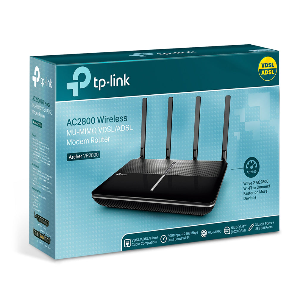 A Photo Of TP-Link Archer VR2800 - AC2800 Wireless MU-MIMO VDSL/ADSL Modem Router