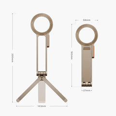 A Photo Of Uniq Arcus Aluminium Magnetic Carabiner Phone Tripod with MagClick Attachment