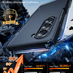 A Photo Of Torras Armor Stand Case for Samsung Galaxy Z Fold 6 – Magnetic, Shockproof, Kickstand Protection