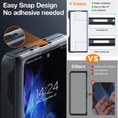 A Photo Of Torras Armor Stand Case for Samsung Galaxy Z Fold 6 – Magnetic, Shockproof, Kickstand Protection