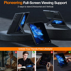 A Photo Of Torras Armor Stand Case for Samsung Galaxy Z Fold 6 – Magnetic, Shockproof, Kickstand Protection