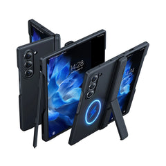 A Photo Of Torras Armor Stand Case for Samsung Galaxy Z Fold 6 – Magnetic, Shockproof, Kickstand Protection