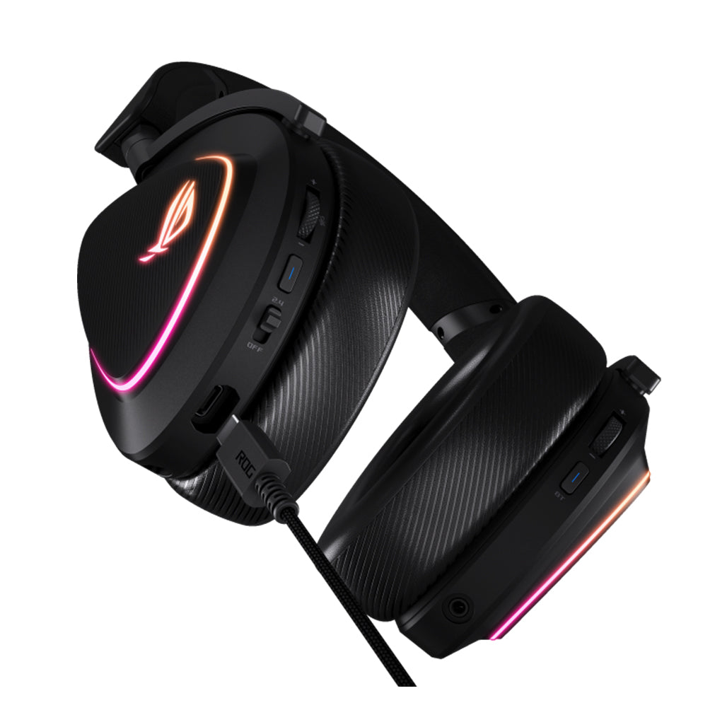 A Photo Of Asus A701 ROG Delta II - Tri-Mode Wireless Gaming Headset