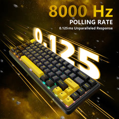 A Photo Of Attack Shark X65 HE Magnetic Switch Rapid Trigger Keyboard