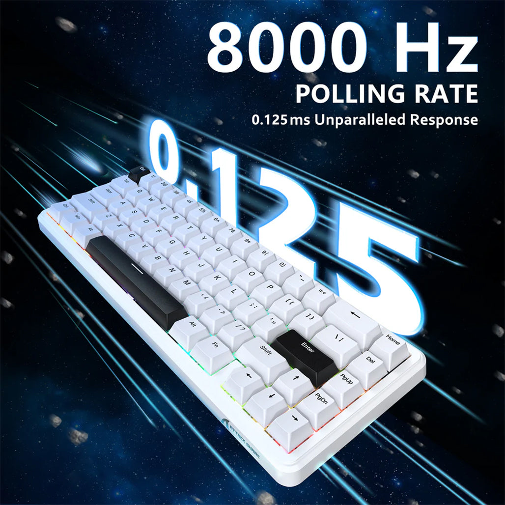 A Photo Of Attack Shark X65 HE Magnetic Switch Rapid Trigger Keyboard