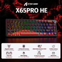 Attack Shark X65 PRO HE - Wireless Rapid Trigger Magnetic Gaming Keyboard