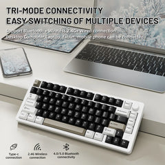 A Photo Of Attack Shark X86 Full Aluminum Wireless Mechanical Keyboard