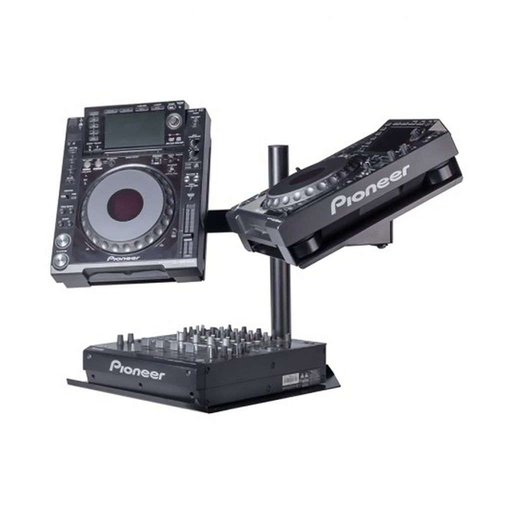 A Photo Of Headliner Avalon Dual CDJ Stand – Adjustable DJ Stand for CDJs and Mixers