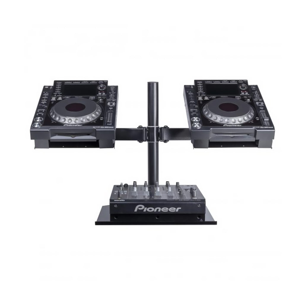 A Photo Of Headliner Avalon Dual CDJ Stand – Adjustable DJ Stand for CDJs and Mixers