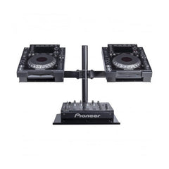 A Photo Of Headliner Avalon Dual CDJ Stand – Adjustable DJ Stand for CDJs and Mixers