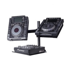A Photo Of Headliner Avalon Dual CDJ Stand – Adjustable DJ Stand for CDJs and Mixers