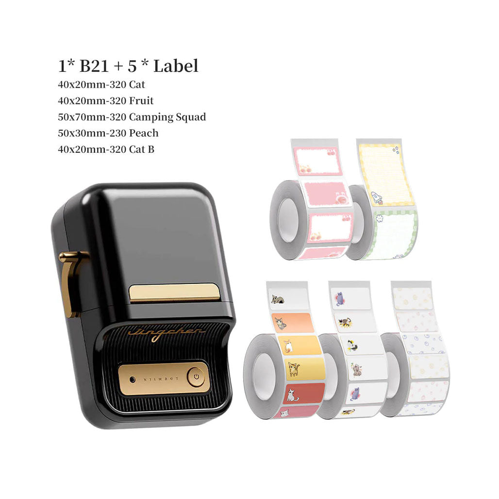 A Photo Of Niimbot B21 - Label Maker Machine with Tape