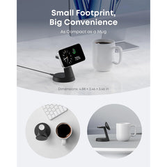 A Photo Of Anker MagGo 3-in-1 Wireless Charging Station with 15W MagSafe - B25M4G11