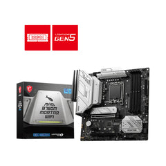 A Photo Of MSI MAG B760M Mortar WiFi Motherboard - Model 911-7E01-039 | High-Performance mATX with DDR5 and PCIe 5.0