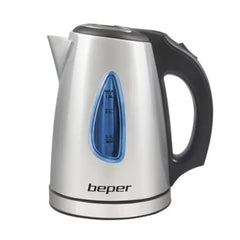 A Photo Of Beper Electric Kettle 1L 1630W Stainless Steel Wireless Design - model BB.002
