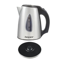 Beper Electric Kettle 1L 1630W Stainless Steel Wireless Design - model BB.002