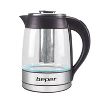 Beper Electric Glass Kettle 1.8L 2200W – BB.103