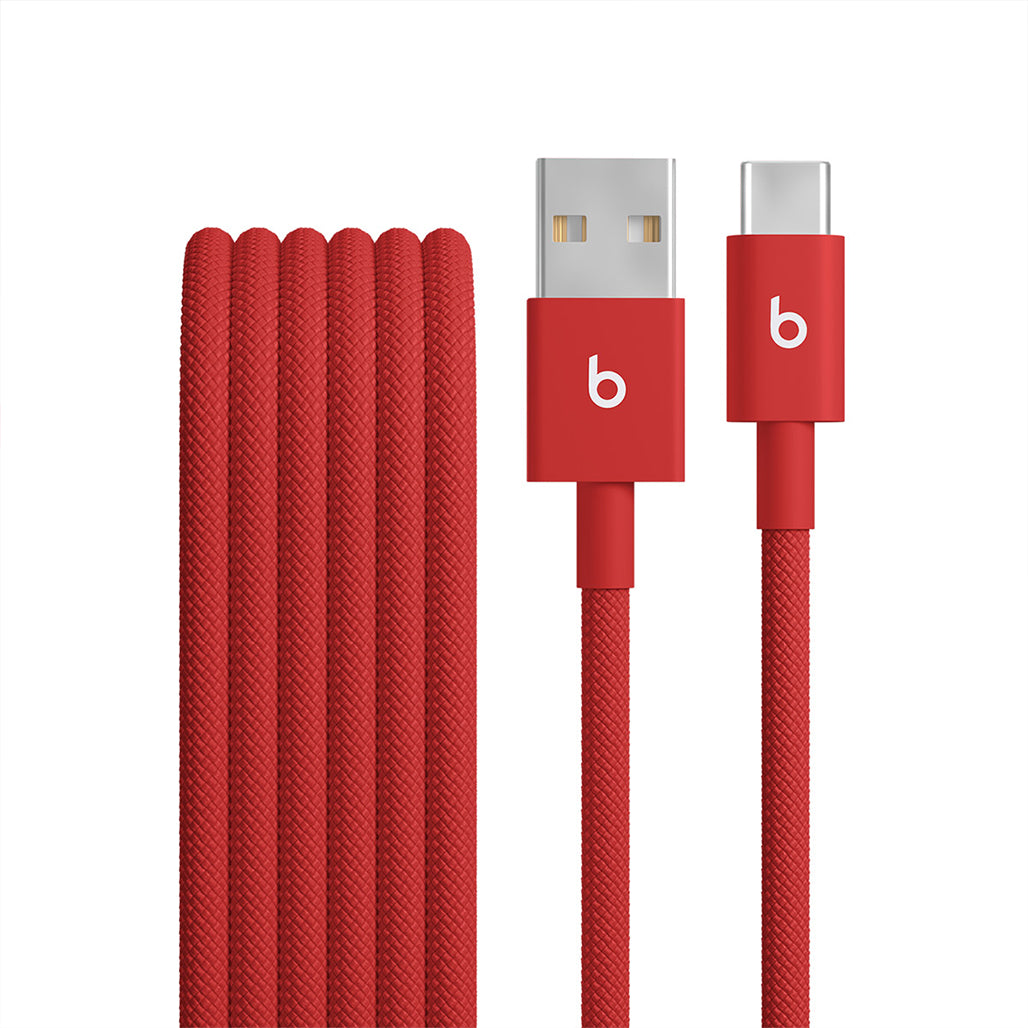 A Photo Of Beats USB-A to USB-C Woven Charging Cable 1.5 m