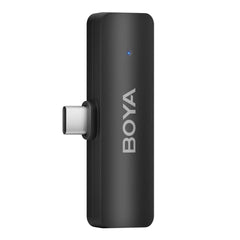A Photo Of BOYA BY-V4U 4-Channel Wireless Microphone System – Noise-Canceling Lavalier Mic for iOS, USB-C, and 3.5mm Devices