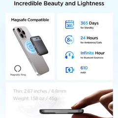 A Photo Of BOYA Notra AI Voice Recorder – Smart Transcription Device with ChatGPT & Gemini AI