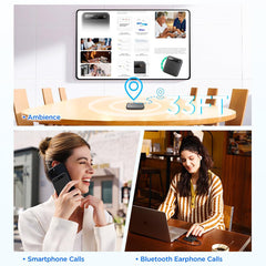 A Photo Of BOYA Notra AI Voice Recorder – Smart Transcription Device with ChatGPT & Gemini AI