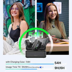 A Photo Of BOYA BOYAMIC 2 Wireless Lavalier Microphone with AI Noise Cancellation