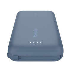 A Photo Of Belkin BoostCharge 10,000mAh USB-C Power Bank with Integrated Cable – 20W Fast Charging & Dual Device Support
